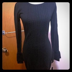 NWT Sweater Dress w/Ruffled Wrists